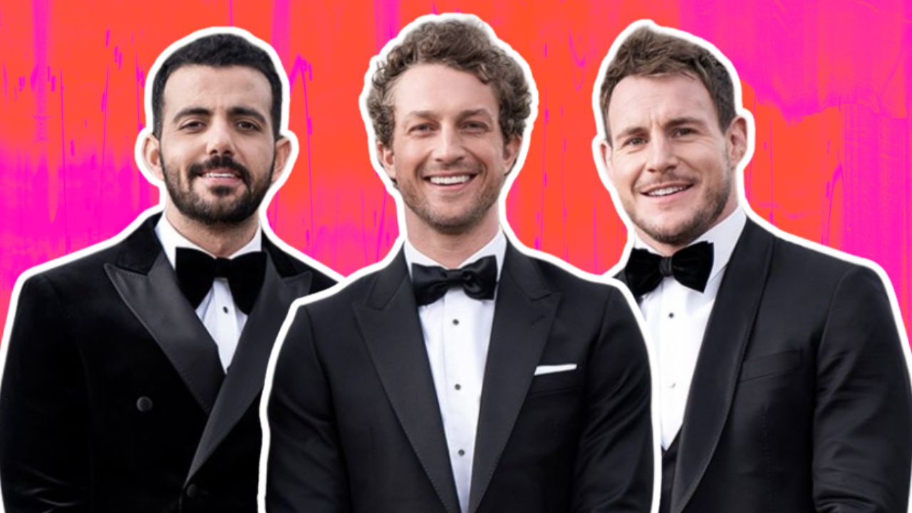 Bachelors' Wesley Senna Cortes, Ben Waddell and Luke Bateman