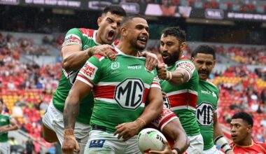 Dolphins v South Sydney Rabbitohs, Latrell Mitchell, David Fifita, Herbie Farnworth, Thomas Flegler, Tom Gilbert, Wayne Bennett