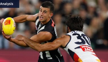 The missing minutes for Nick Daicos that cost the Collingwood Magpies the game against the Adelaide Crows at the MCG