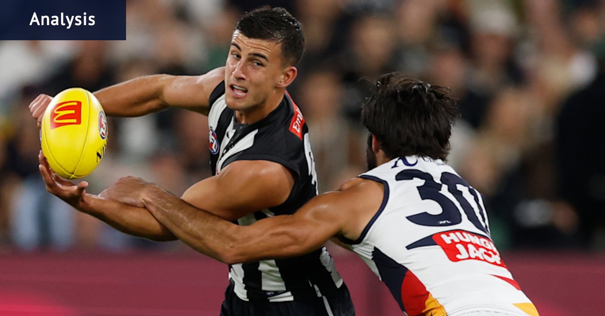 The missing minutes for Nick Daicos that cost the Collingwood Magpies the game against the Adelaide Crows at the MCG