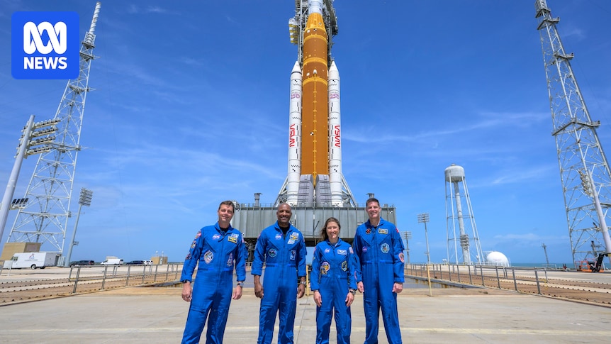 NASA begins countdown for humanity's first launch to the moon in 53 years