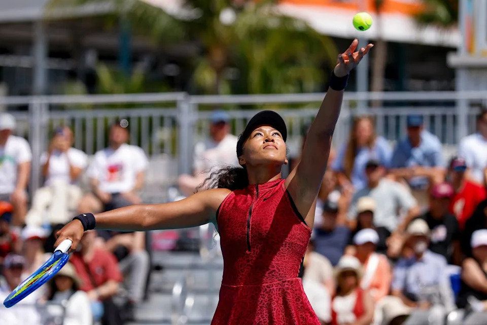 Naomi Osaka in action during a match against Talia Gibson in the 2026 Miami Open.Credit: Chris Arjoon/Icon Sportswire via Getty