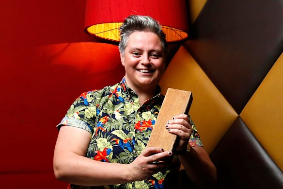 Geraldine Hickey won the 2019 Piece of Wood award.