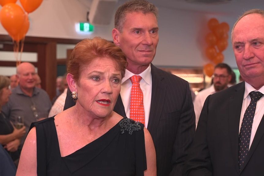 One Nation politicians at the party's SA election launch.