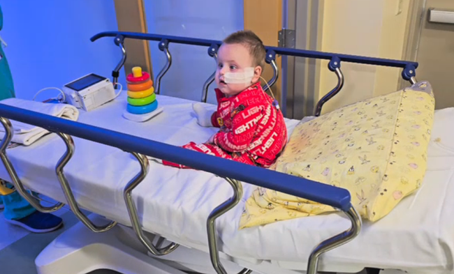 In Florida, Australian mother Shannon Kelly is supporting her one-year-old son Cruz through proton radiation treatment for stage four brain cancer.