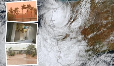 Cyclone Narelle hammers WA towns as category 2 system tracks south, placing Geraldton under emergency warning