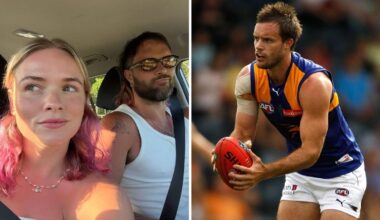 Mitch Brown: AFL’s first openly bisexual player announces partner Lou Keck pregnant with first child together