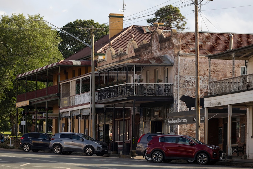 Historic town main street