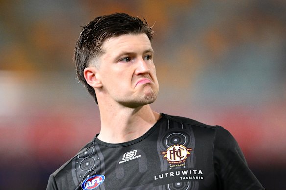 The Hawks may not break the bank to keep Mitch Lewis.