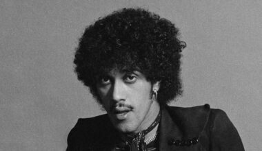 Phil Lynott studio portrait