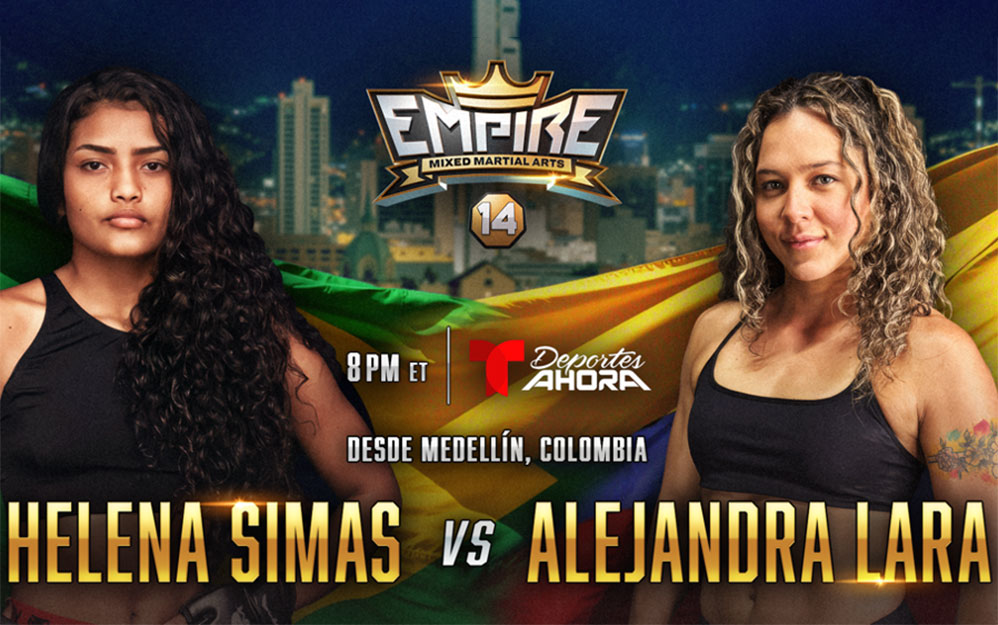 JK Media and Empire MMA 14 announce four MMA bouts on Saturday, March 14 at 8 pm ET on Telemundo Deportes Ahora