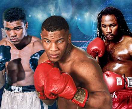 Muhammad Ali, Mike Tyson, and Lennox Lewis