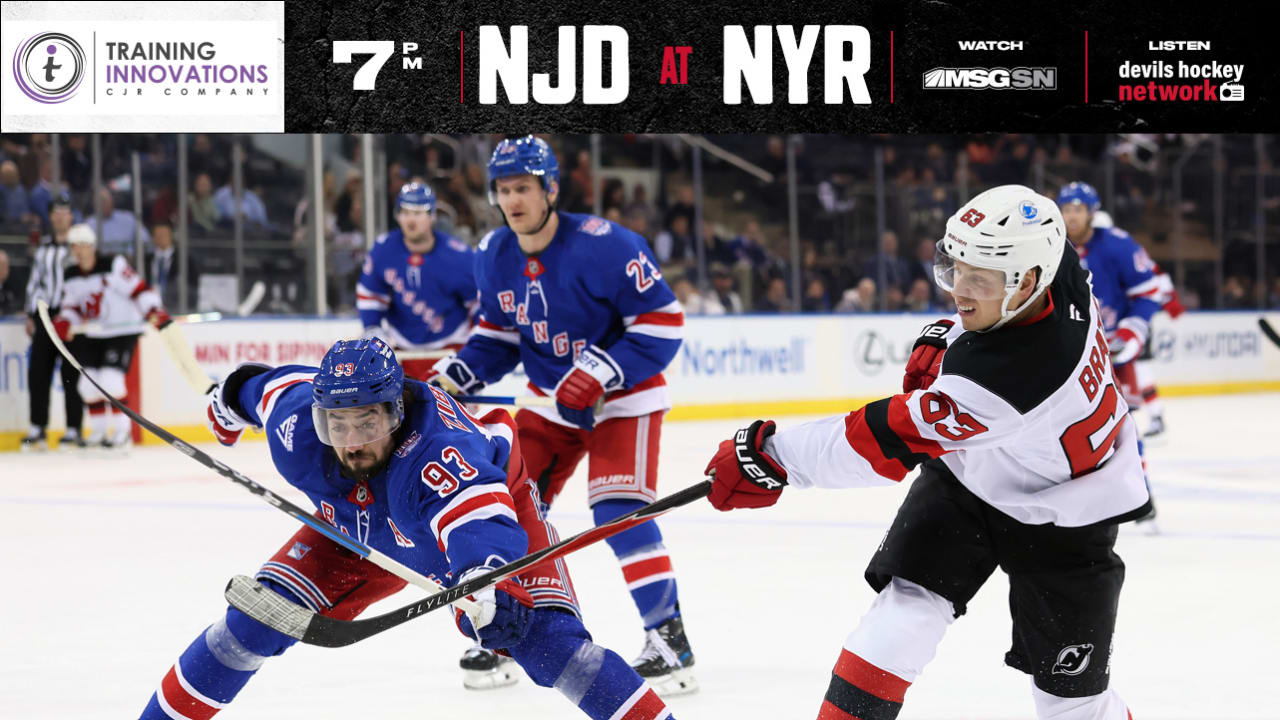 Devils, Rangers Conclude Hudson River Rivalry | PREVIEW