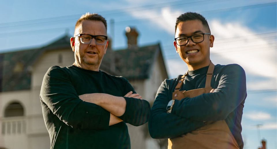 Pete Dillon and husband Jigs Liwanag have been running Hotel Canberra in Ballarat for four years but say costs are getting out of control. 