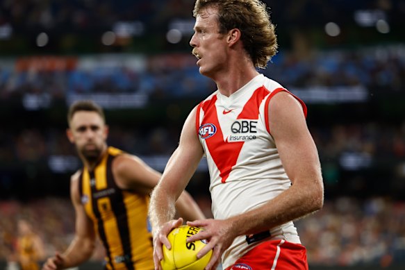 Nick Blakey has not missed a game since signing a long-term deal, and his form has been strong.