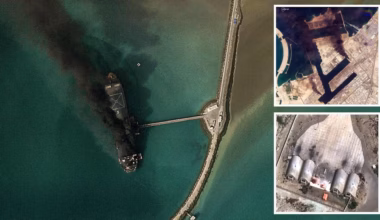 Satellite images show widespread destruction - News.com.au