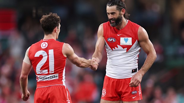 Tag team: Errol Gulden and Brodie Grundy.