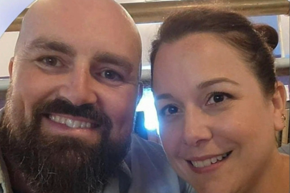 Blake Seers (left) and partner Kate Paterson (right).