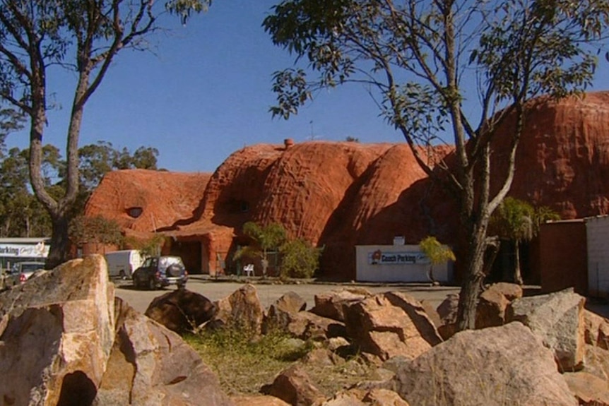 Large replica Ayers Rock 