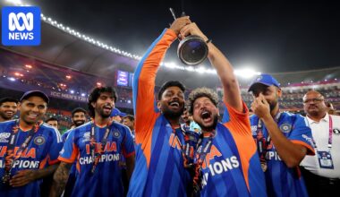 India dominates New Zealand in the T20 World Cup final to claim back-to-back titles