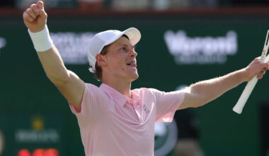 Sinner matches Federer & Djokovic with Indian Wells win