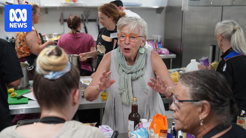 Maggie Beer brings aged care nutrition project to outback renal health hub