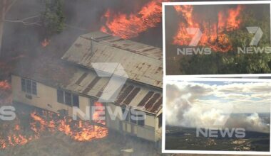 Perth Hills bushfire: Homes and lives under threat as blaze rages in Beechina in the Shire of Mundaring