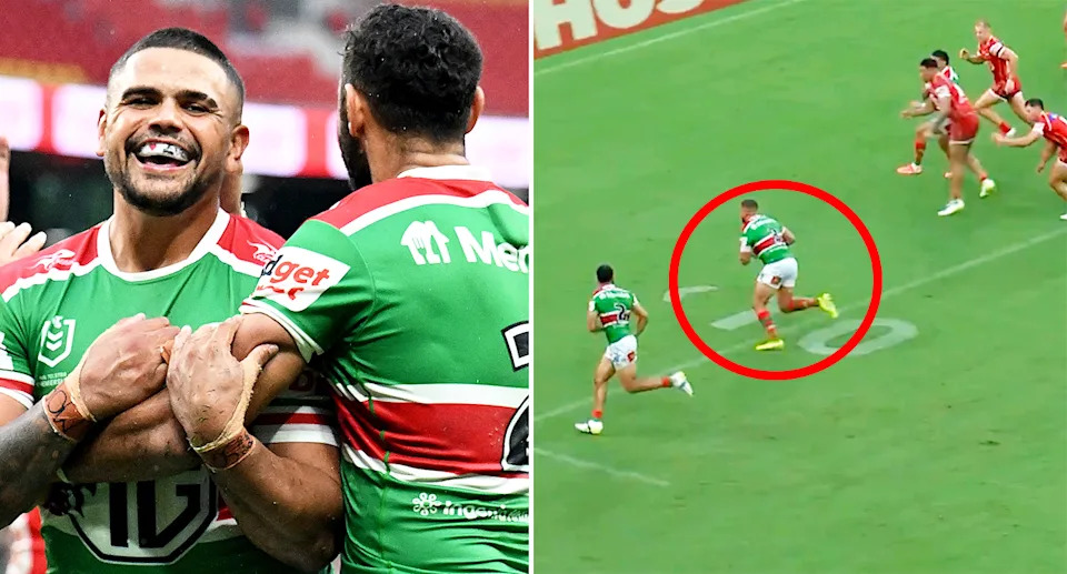 Latrell Mitchell and Alex Johnston.