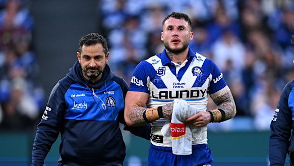 Bronson Xerri is out of the Bulldogs team this weekend.