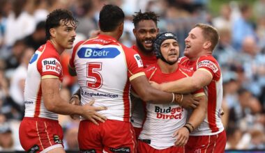 Cronulla Sharks vs Dolphins score, result, highlights, Hamiso Tabaui-Fidow, Nicho Hynes, Isaiya Katoa