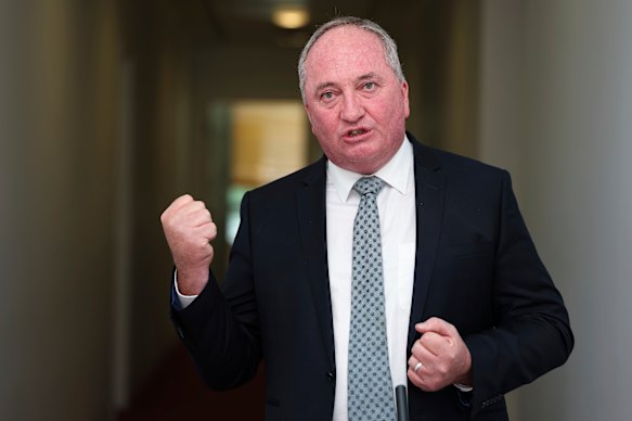 Member for New England Barnaby Joyce.