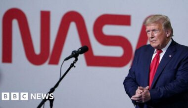 Trump sees 'America First' opportunity in Nasa lunar mission