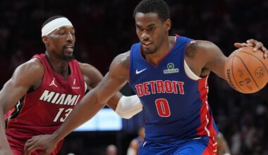 Pistons' season-worst losing streak reaches four games after falling to Heat on Sunday night