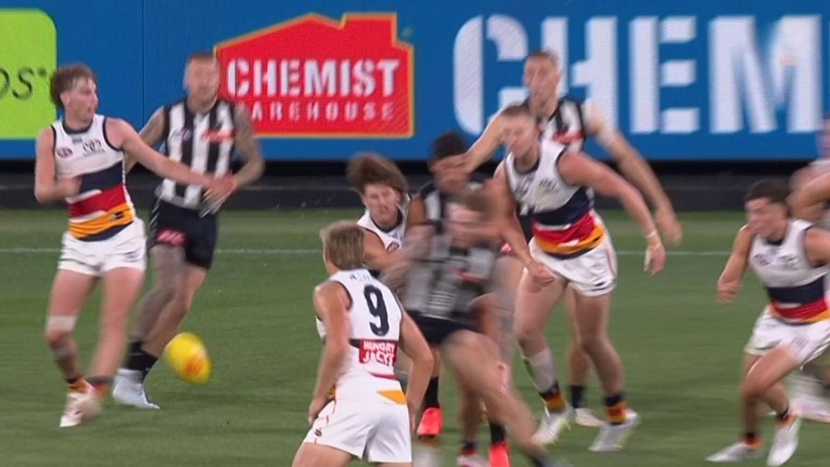 Collingwood champion Scott Pendlebury’s charge downgraded at AFL tribunal after marathon deliberation