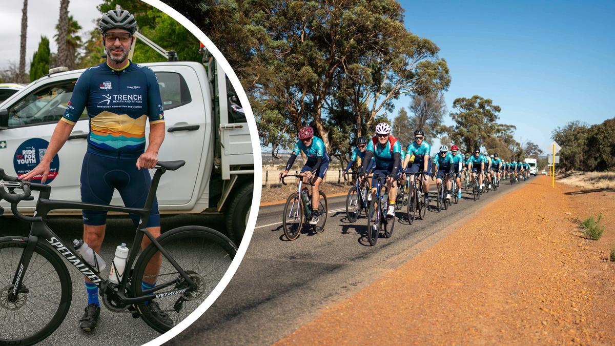 150 West Australians cycling over 700km from Albany to Perth to fundraise for youth mental health
