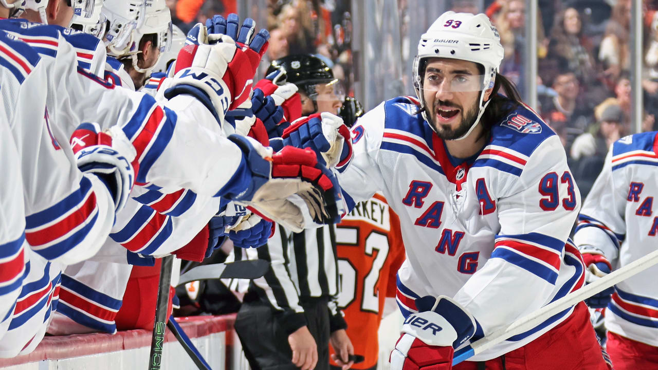 Zibanejad arrives full circle for 1,000th game when Rangers host Senators