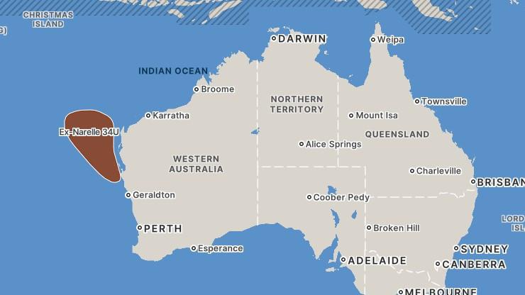 Cyclone Narelle set to bring heavy rain, strong winds to WA after crossing NT coast