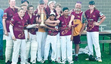 Junior cricket winners