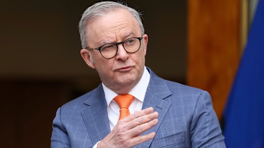 Prime Minister Anthony Albanese on Wednesday.