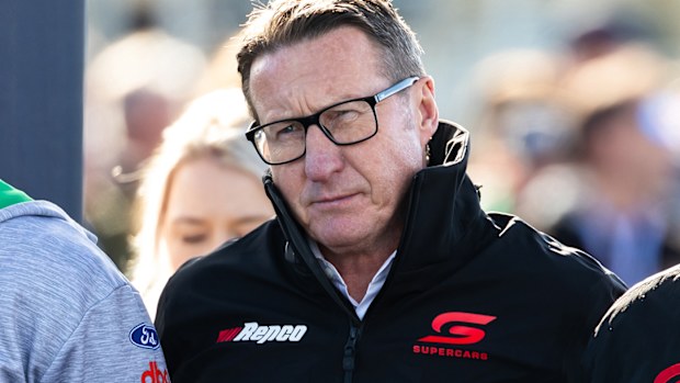 Three-time Supercars champion and former commentator Mark Skaife in 2019.