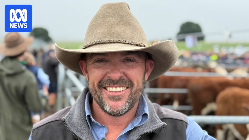 Big smiles for farmers as downpour soaks parched paddocks in Victoria