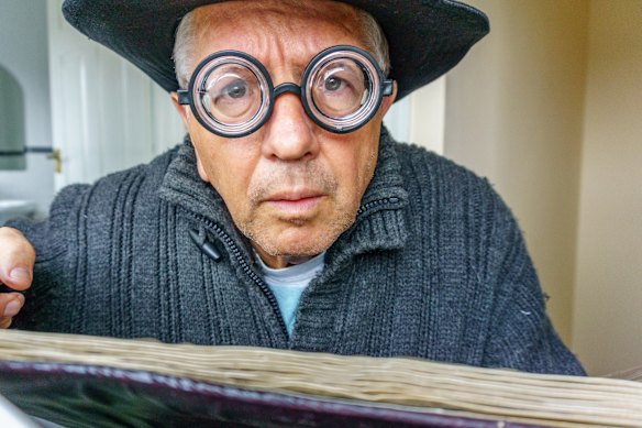 Thick glasses can make life difficult.