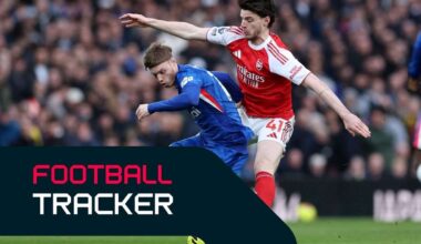 Football Tracker: Arsenal take lead against Chelsea, Betis vs Sevilla to come