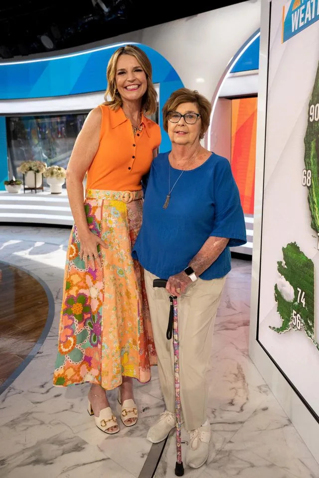 Savannah and Nancy Guthrie on the set of Today in 2023Credit: Getty