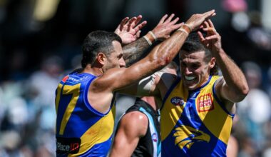 AFL live scores: West Coast Eagles stun Port Adelaide to claim back-to-back wins
