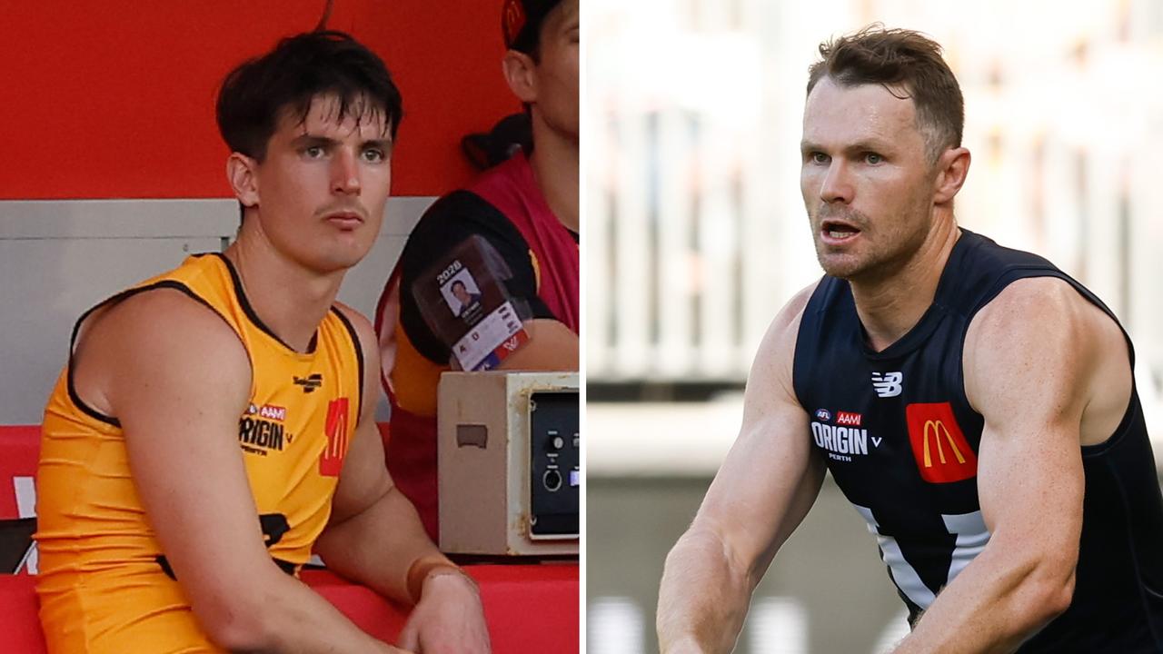 Clubs not happy with injury risk in State of Origin, Victoria vs Western Australia, Patrick Dangerfield calf complaint, On The Couch, Damien Hardwick and Brad Scott, reactions, latest news
