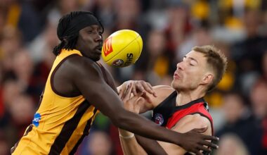 Essendon Bomber defender Ben McKay hits back at Matthew Lloyd’s criticism as unwanted record looms
