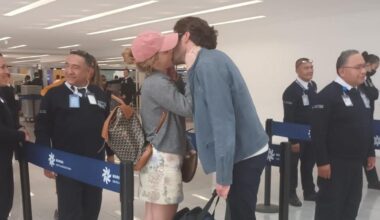 Emma Watson packs on PDA with billionaire Gonzalo Hevia Bailleres at Mexican airport