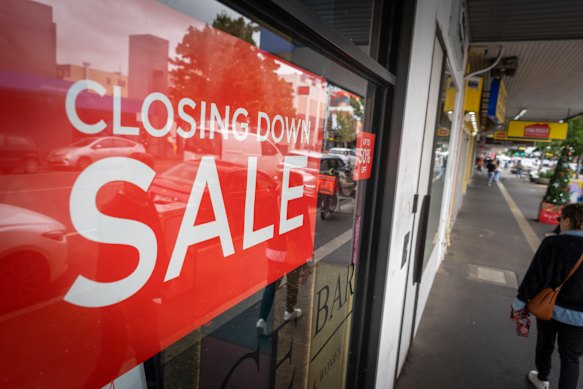 A collapse in consumer confidence could mean a drop in shopper activity across the nation’s retail outlets.