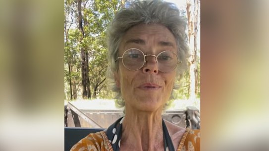 Rachel Ward, in a still from the video.